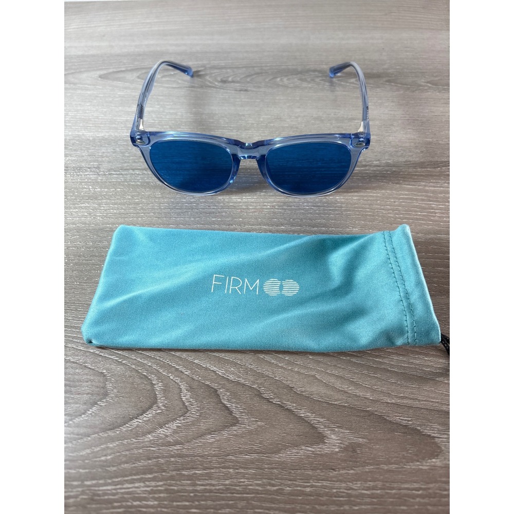 Firmoo Blue Translucent Acetate Wayfarer‎ Style Sunglasses- EUC